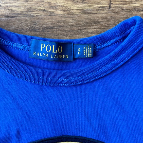 Polo Ralph Lauren Cookie Patch Embroidered Crewneck Sweatshirt - Picture 2 of 2
